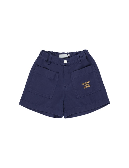 Solid Retro Shorts Indigo