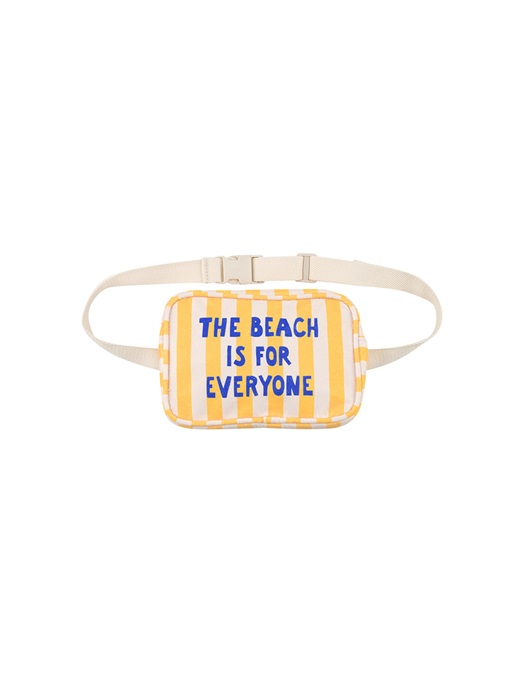 The Beach Is For Fanny Bag Yellow / Cream