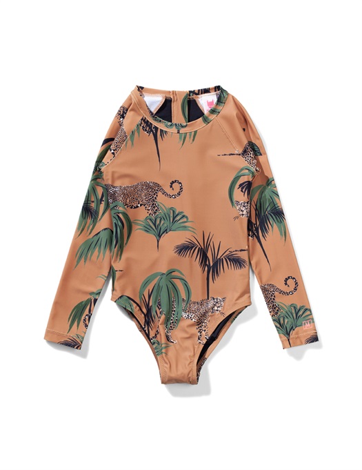 Safari One Piece Swimsuit Palm Leopard