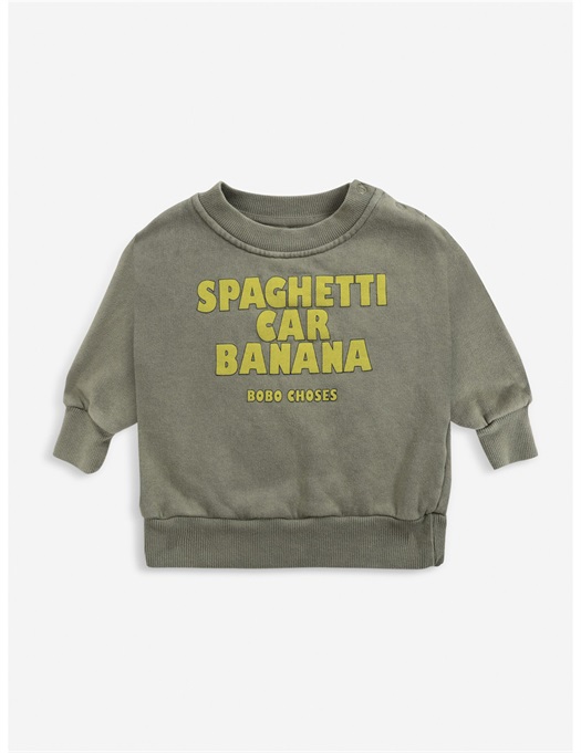 Baby Spaghetti Car Banana Sweatshirt