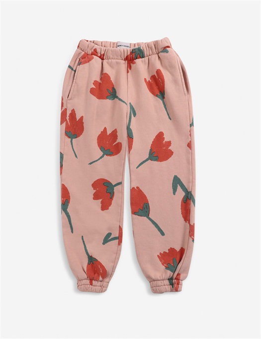 Big Flowers All Over Jogging Pants