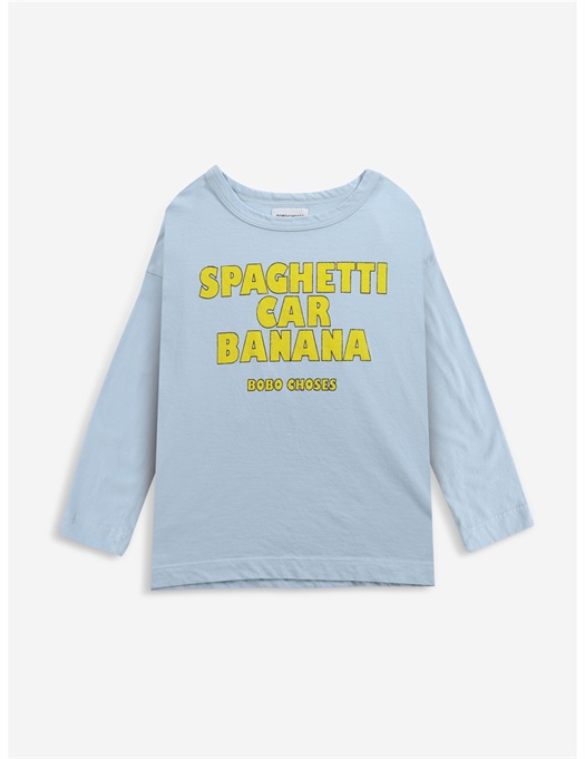 Spaghetti Car Banana Long Sleeve T-Shirt