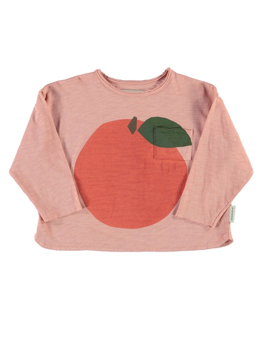 Long Sleeve T-Shirt Light Pink Peach