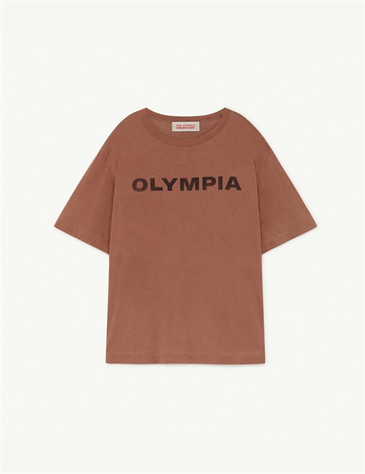 Rooster Oversize T-Shirt Brown Olympia