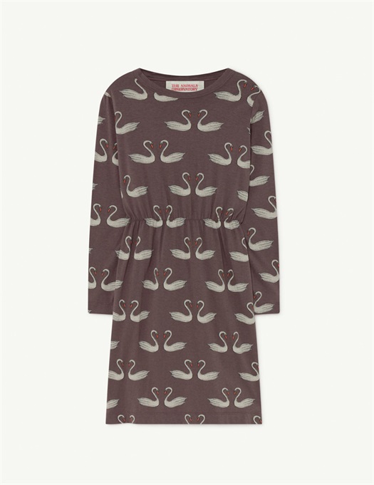 Crab Dress Deep Brown Swans