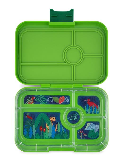 Yumbox Tapas XL - 5 Sections - Go Green