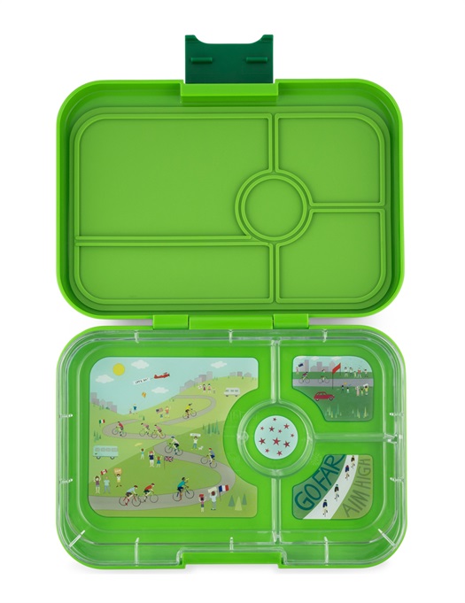 Yumbox Tapas XL - 4 Sections - Go Green