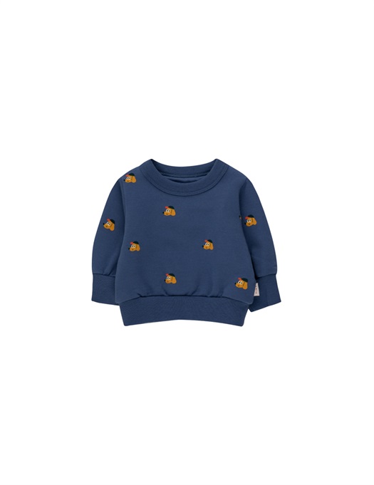 Baby Dogs Sweatshirt Soft Blue/Honey