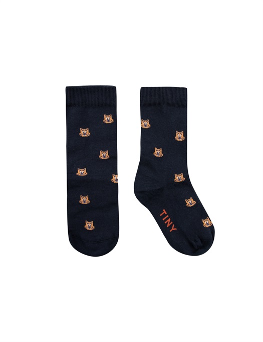 Squirrel Medium Socks Ink Blue