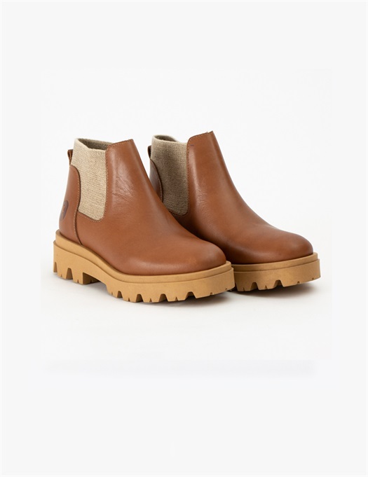 Brezo Leather Boot Camel