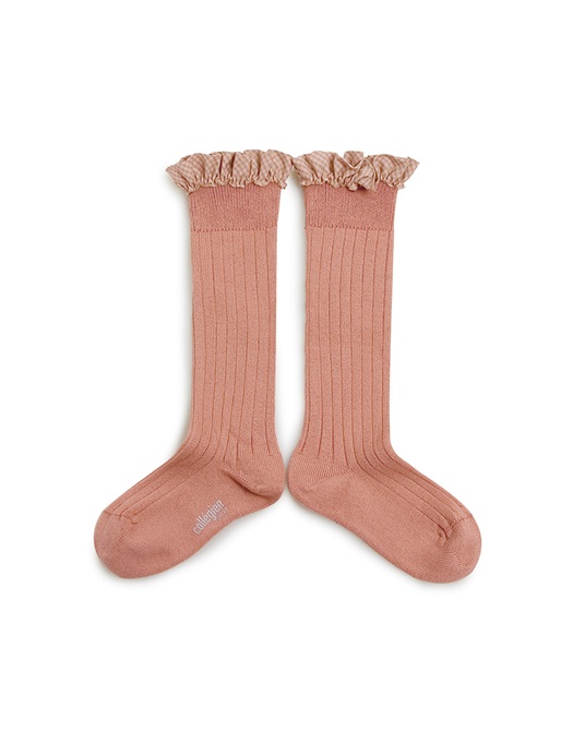 Apolline - High Socks - Bois De Rose