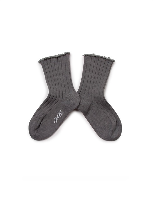 Delphine Socks - Gris Galet