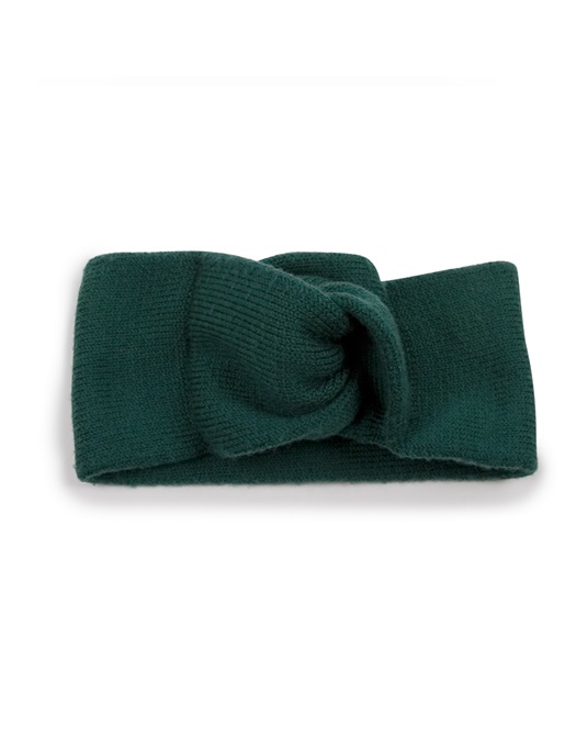 Merino Wool Headband - Vert Foret - WOMAN