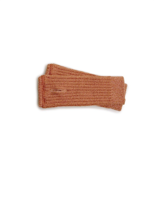 Mittens Merino Wool Glitter - Caramel