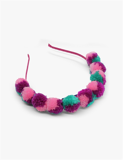 Pom Pom Halo Pink