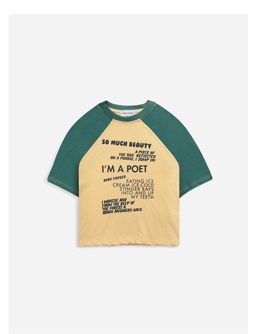 Poetry Bobo 3/4 Sleeve T-Shirt