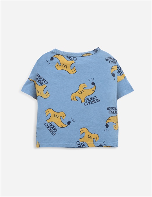 Baby Sniffy Dog All Over Short Sleeve T-Shirt