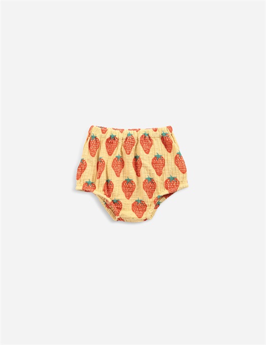 Baby Strawberry All Over Woven Bloomers