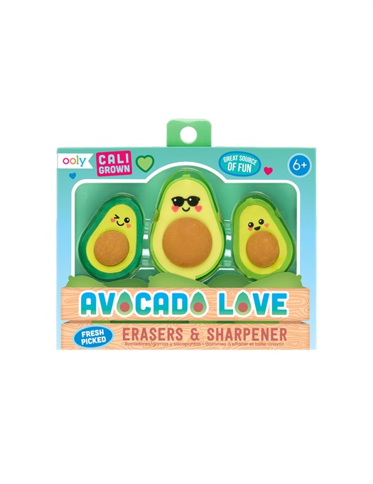 Avocado Love Eraser And Sharpener