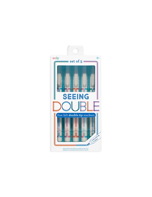 Seeing Double Fine Double Tip Markers - Set Of 5