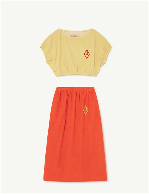 Horsefly Dress Set Yellow Logo