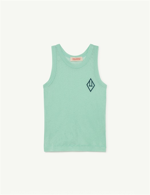 Frog Tank Top Blue Logo