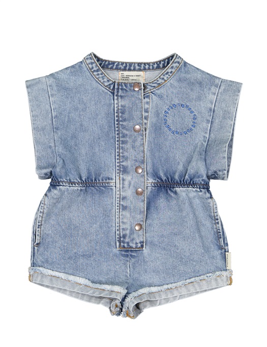 Short Denim Jumpsuit 