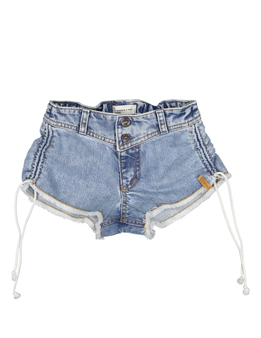 Shorts Washed Light Denim