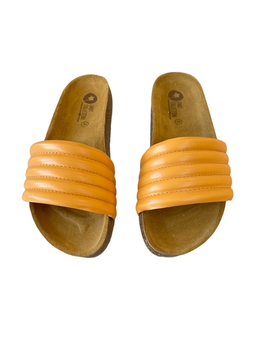 Cork Sandal Tangerine