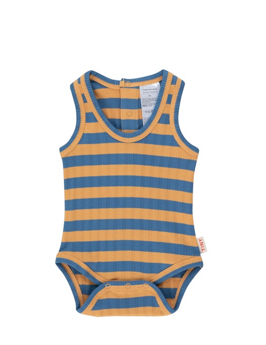 Baby Stripes Body Almond/Blue