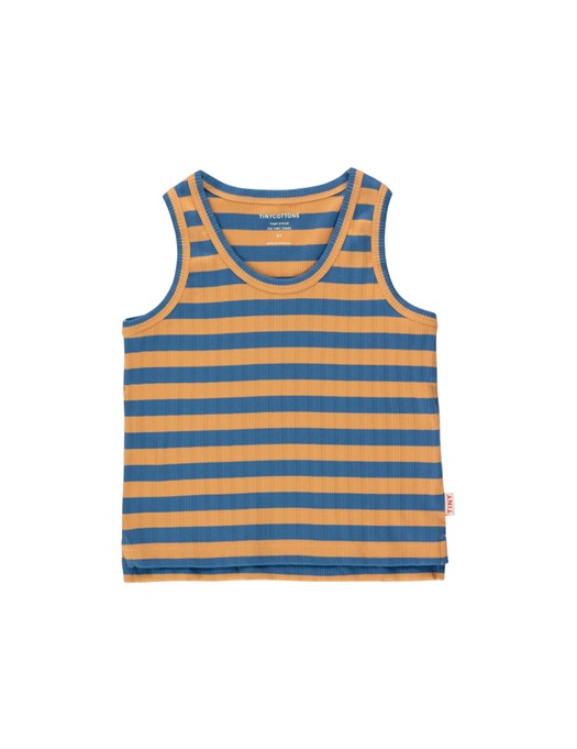 Stripes Tank Top Almond / Blue