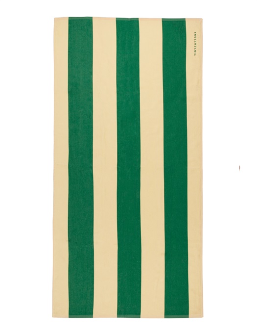 Big Stripes Towel Canary/Green