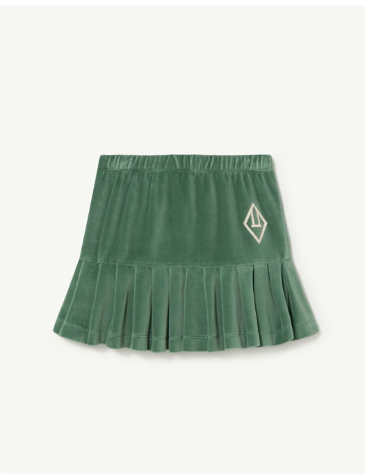 Velvet Bird Skirt Green
