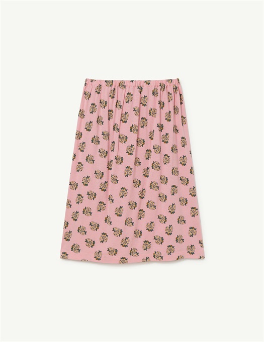 Ladybug Skirt Pink Flowers