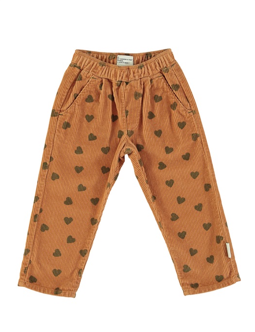 Green Hearts Allover Trousers