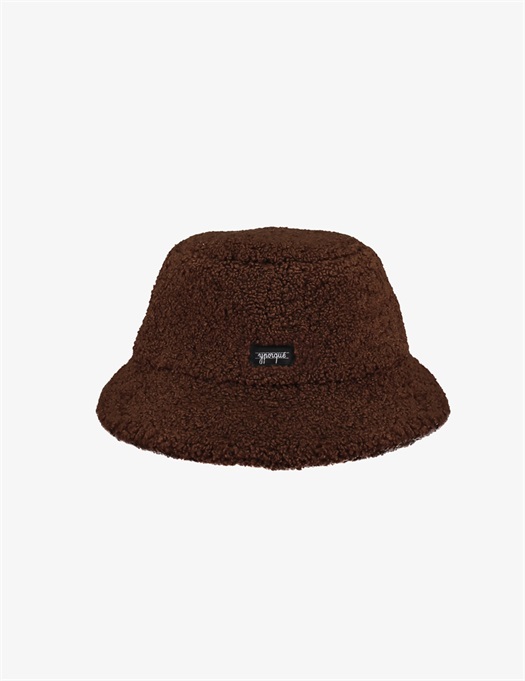 Borg Bucket Hat Brown