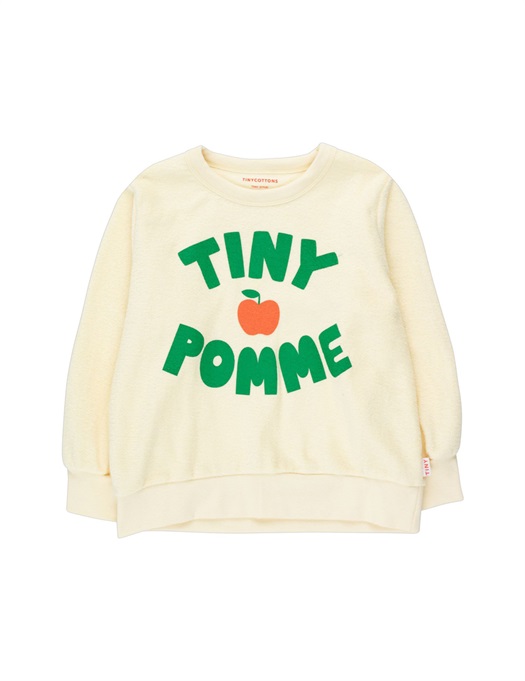 Tiny Pomme Sweatshirt Dusty Yellow/ Grass Green