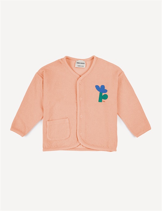 Baby Sea Flower Buttoned Sweatshirt