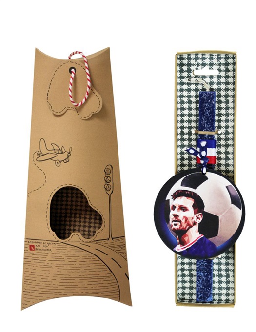 Easter Candle - Football Messi