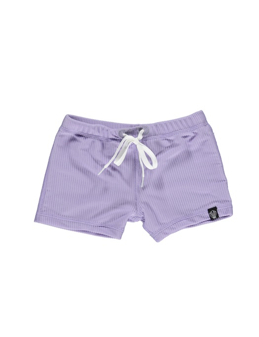 Lavender Ribbed Swimshorts UPF50+