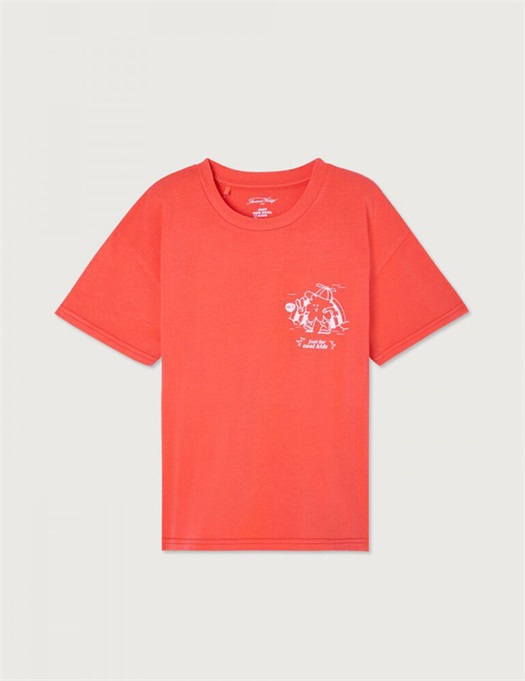 Fizvalley T-Shirt Vintage Scarlet