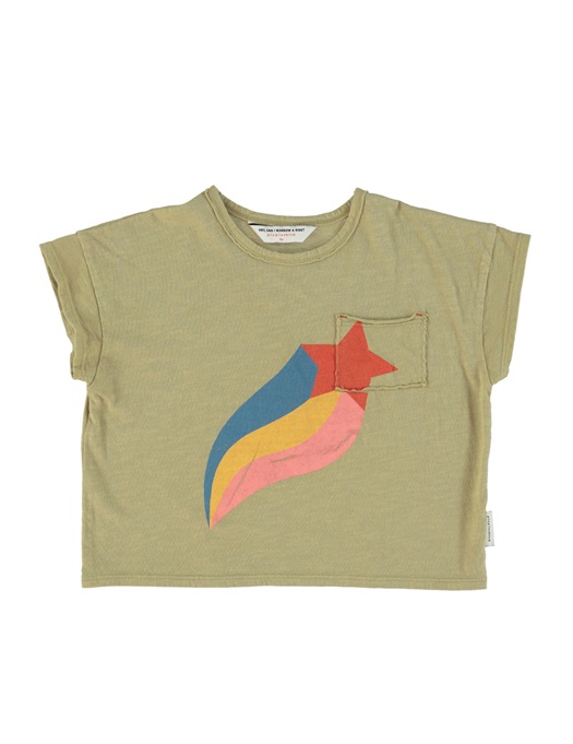 Rainbow Star Khaki T-Shirt