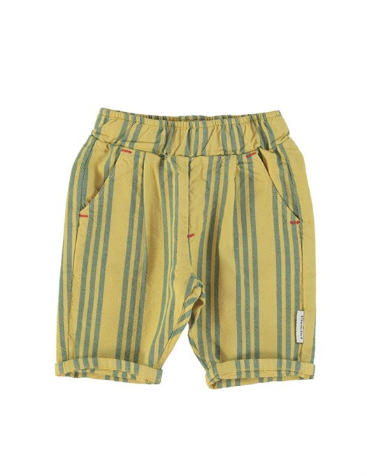 Baby Khaki Blue Stripes Pants