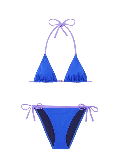 Bermudes Bikini Shiny Blue