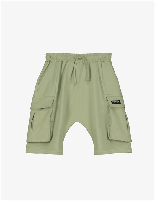 Cargo Midi Pants Olive