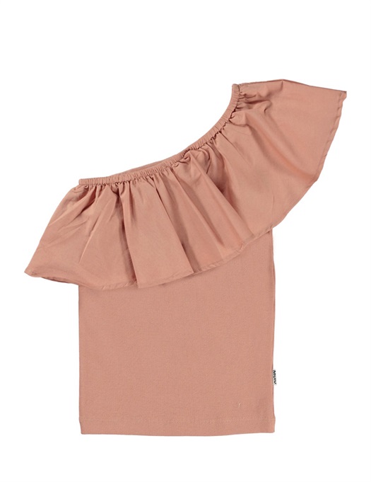 Rebecca One Shoulder Top - Muted Rose