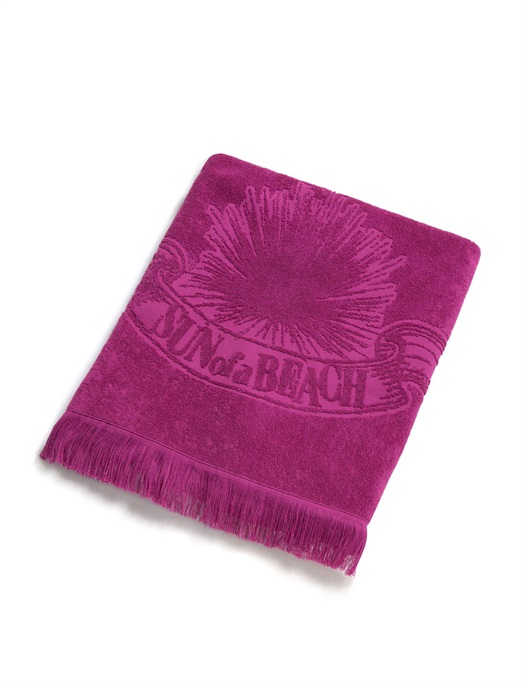 Monochrome Beach Towel - Just Cherry