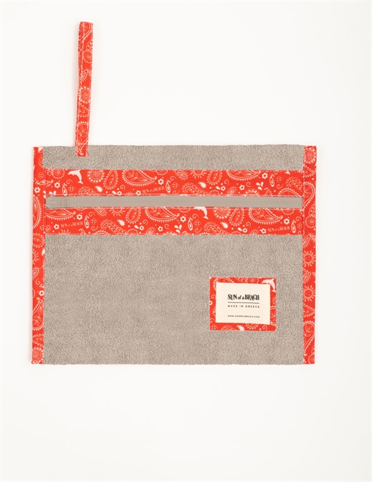 Waterproof Pouch - Red Bandana