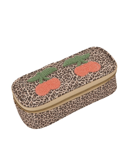 Pencil Box Leopard Cherry