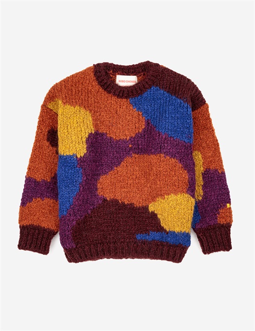 Multicolor Intarsia Jumper